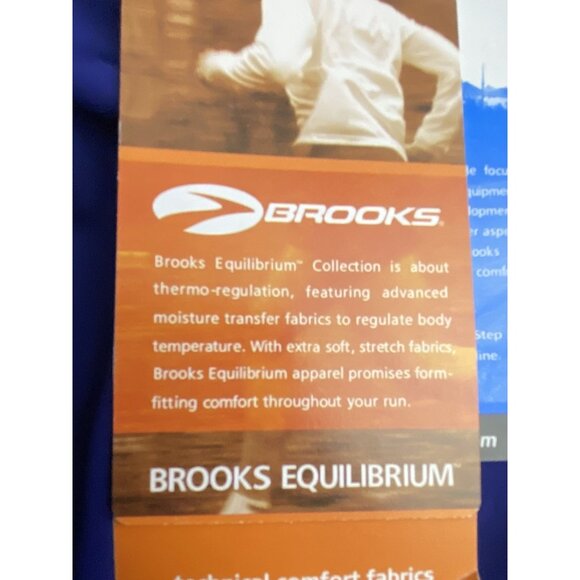 Brooks Mens Size Medium Element Notch Oceanus Equilibrium Dead stock Shorts - Picture 6 of 10